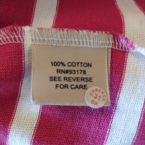 Philosophy Republic Clothing Dark Pink & White Striped Tank Midi Dress Size S - Picture 10 of 11